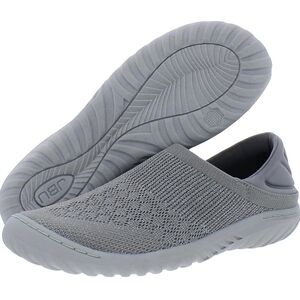 "Jambu" Amelia Oxford Flat Color Grey Shimmer Size 8